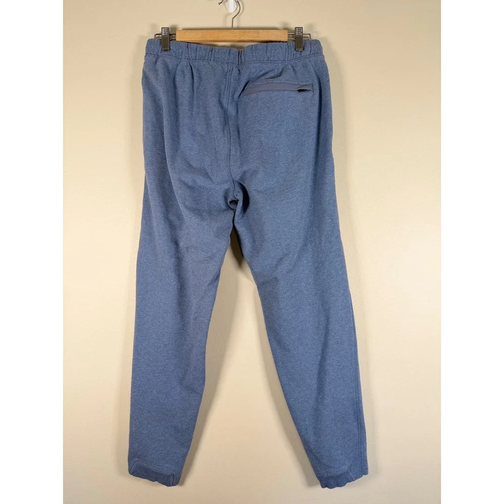 Mack Weldon Sunday Lounge Pants Mens Medium Heather Blue Joggers Drawstring